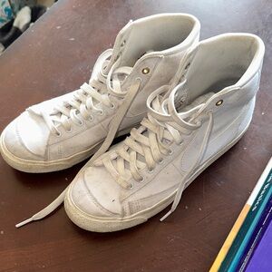 Nike White High-Top Sneakers